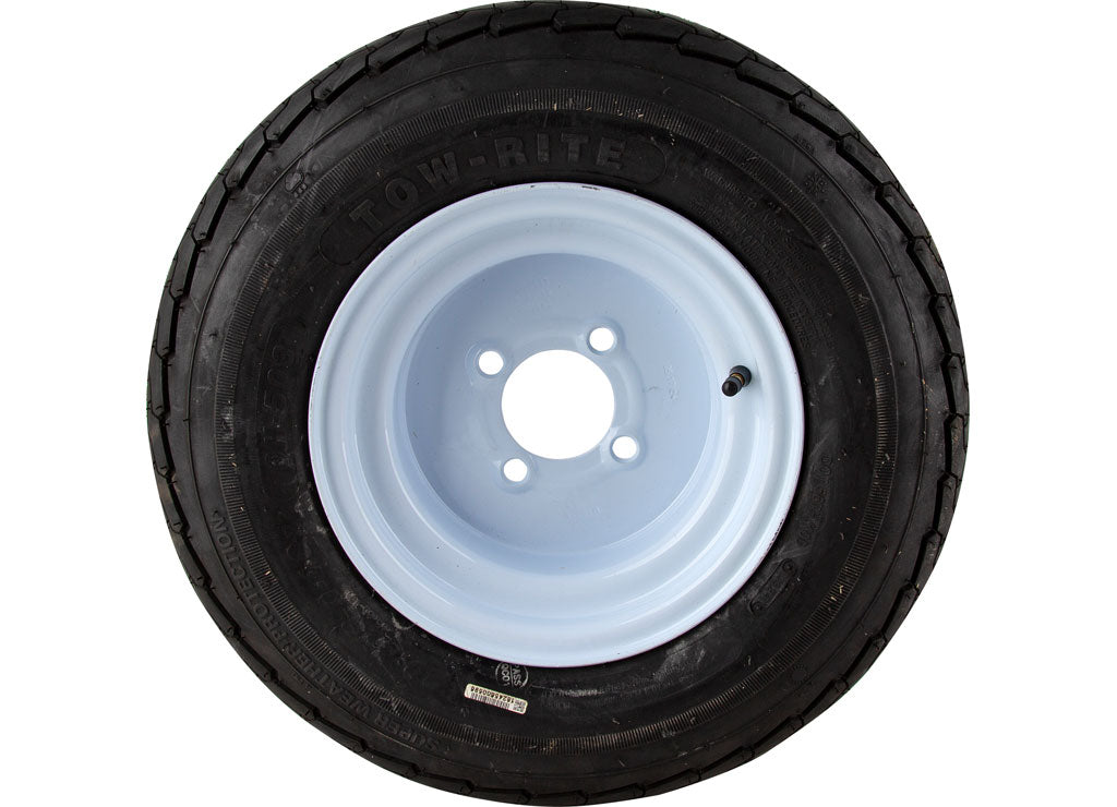 Tow-Rite 20.5x8x10 Mounted On White Standard 10x6, 4x4 Load Rating: C 6-Ply Rated, 1,100 lb - RDG3727-W4 - image 2