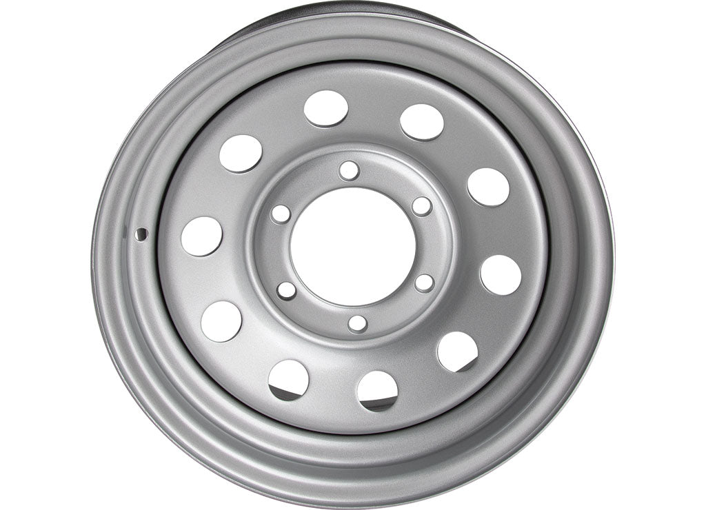 Tow-Rite 15 x 6 in Silver Modular Rim, Bp 6-5.5, Et 0, Center Bore 4.25, 2,600 lb, Boxed, 15x6 Trailer Wheel Size - RT3825 - image 3