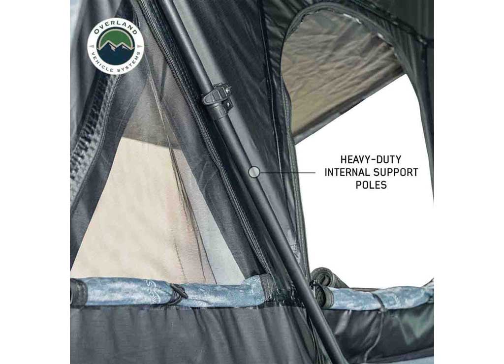 Overland Vehicle Systems XD Everest 4 Cantilever Aluminum Rooftop Tent, 4-Person, Gray - 18489904 - image 13