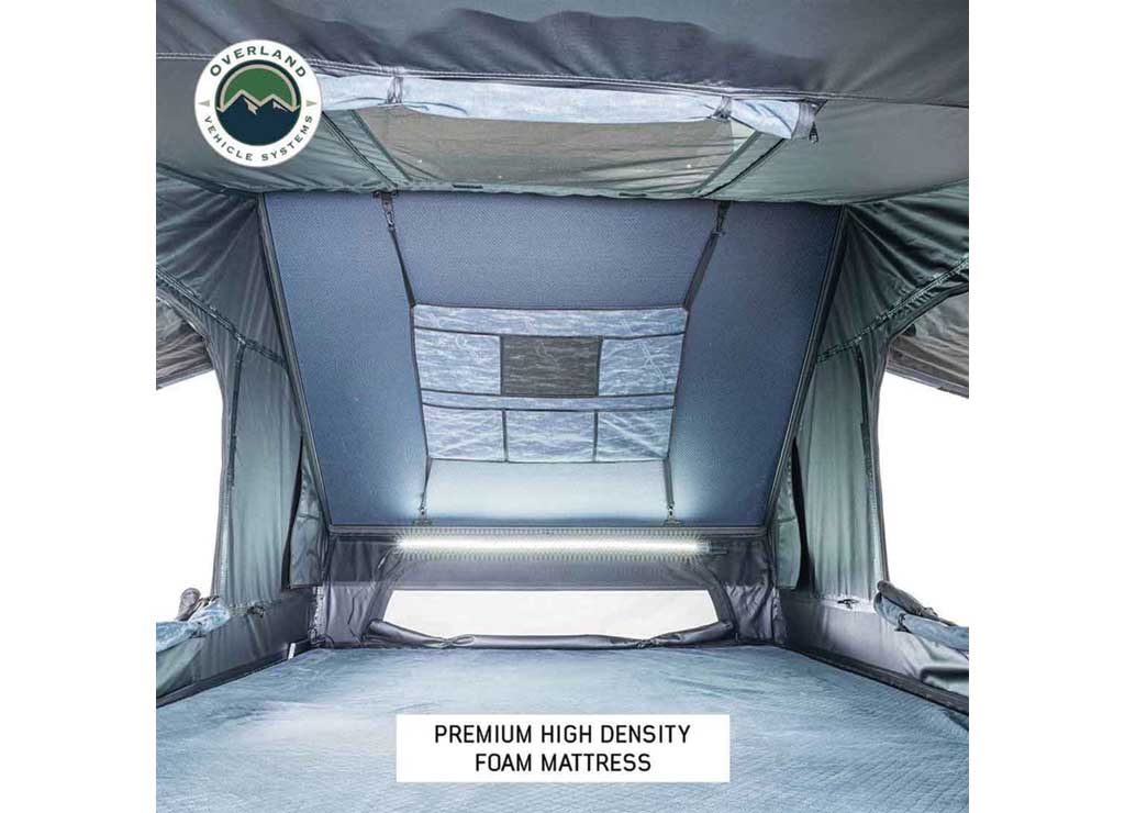 Overland Vehicle Systems XD Everest 4 Cantilever Aluminum Rooftop Tent, 4-Person, Gray - 18489904 - image 9