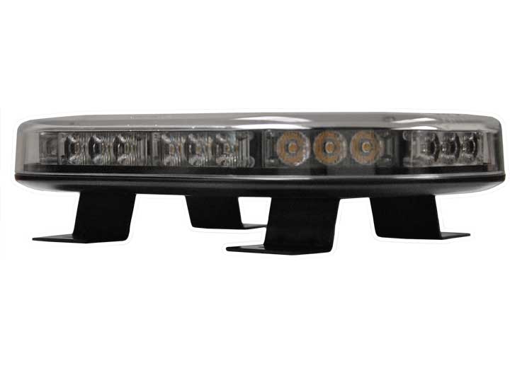 Uni-Bond Lighting 9.75 in Clear Lens Amber LED Warning Light Bar - E-2110AC - image 3