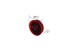 Uni-Bond Lighting LED 2.5 in Round Marker Lamp Red, 13-Diodes - LED2500-13R - image 4