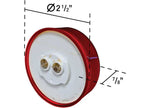 Uni-Bond Lighting LED 2.5 in Round Marker Lamp Red, 13-Diodes - LED2500-13R - image 2