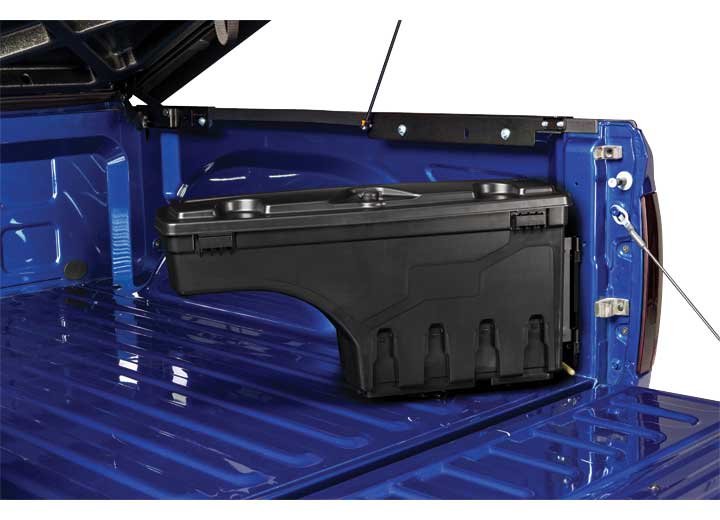 UnderCover RealTruck 2007-2019 Chevy Silverado, GMC Sierra Swing Case Truck Bed Driver Side Toolbox, Black - SC100D - image 2