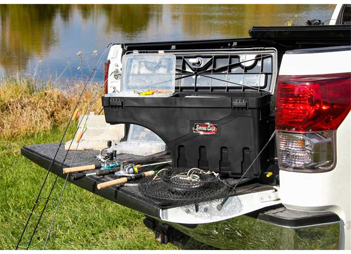 UnderCover RealTruck 1999-2016 Ford F-250, F-350 Swing Case Truck Bed Passenger Side Toolbox, Black - SC200P - image 15