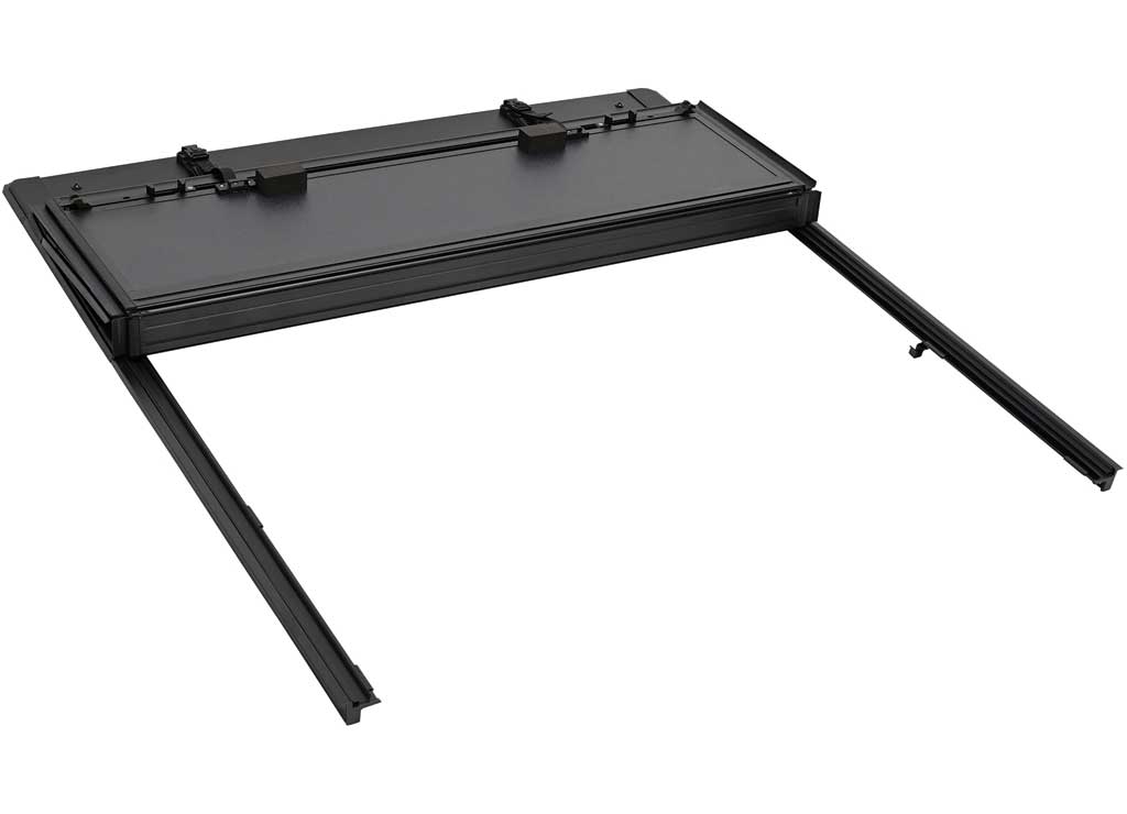 Westin With Cargo Mgmt 5 ft Bed Hard Tri-Fold Tonneau Cover Black for 2022-2026 Nissan Frontier - 19-44075 - image 3