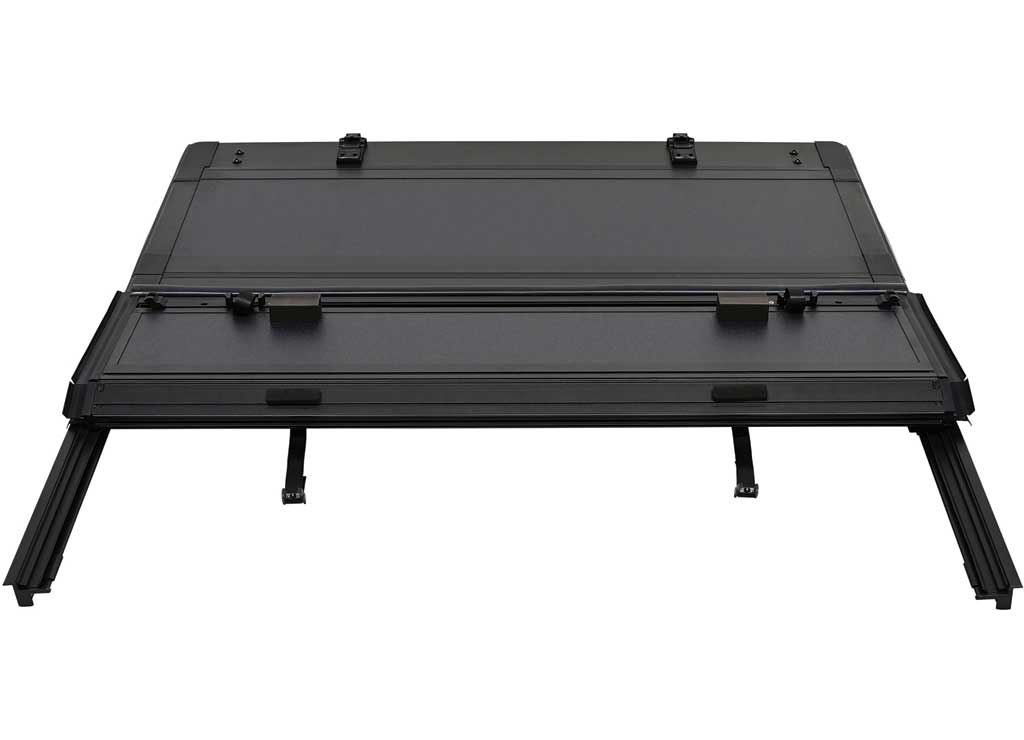 Westin With Cargo Mgmt 5 ft Bed Hard Tri-Fold Tonneau Cover Black for 2022-2026 Nissan Frontier - 19-44075 - image 2
