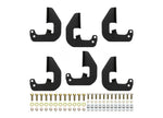 Westin 2014-2018 Silver, Sierra 1500 and 2015-2019 Silver, Sierra 2500 and 3500 (No Diesel) Crew Cab Outlaw Drop Nerf Bars Textured Black - 20-13725 - image 8