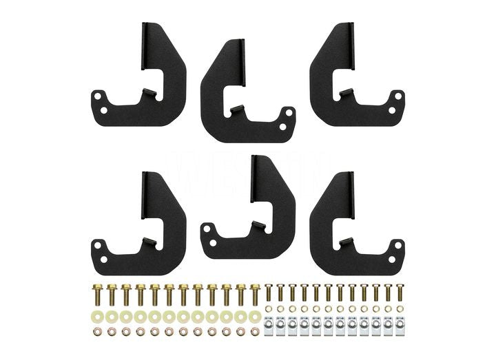 Westin 2014-2018 Silver, Sierra 1500 and 2015-2019 Silver, Sierra 2500 and 3500 (No Diesel) Crew Cab Outlaw Drop Nerf Bars Textured Black - 20-13725 - image 8