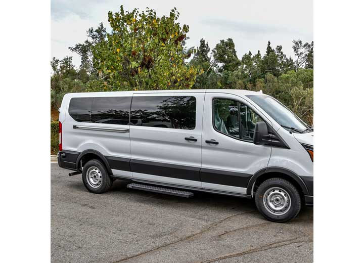 Westin 2015-2026 Transit Van 150, 250 and 350 (Single 54 in Passenger Sliding Door) Grate Steps Running Boards Textured Black, Aluminum - 27-80015 - image 16