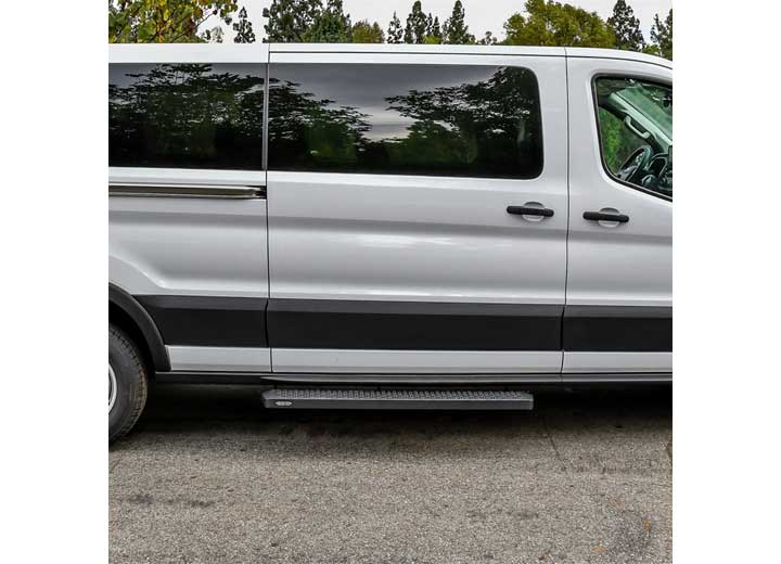 Westin 2015-2026 Transit Van 150, 250 and 350 (Single 54 in Passenger Sliding Door) Grate Steps Running Boards Textured Black, Aluminum - 27-80015 - image 15