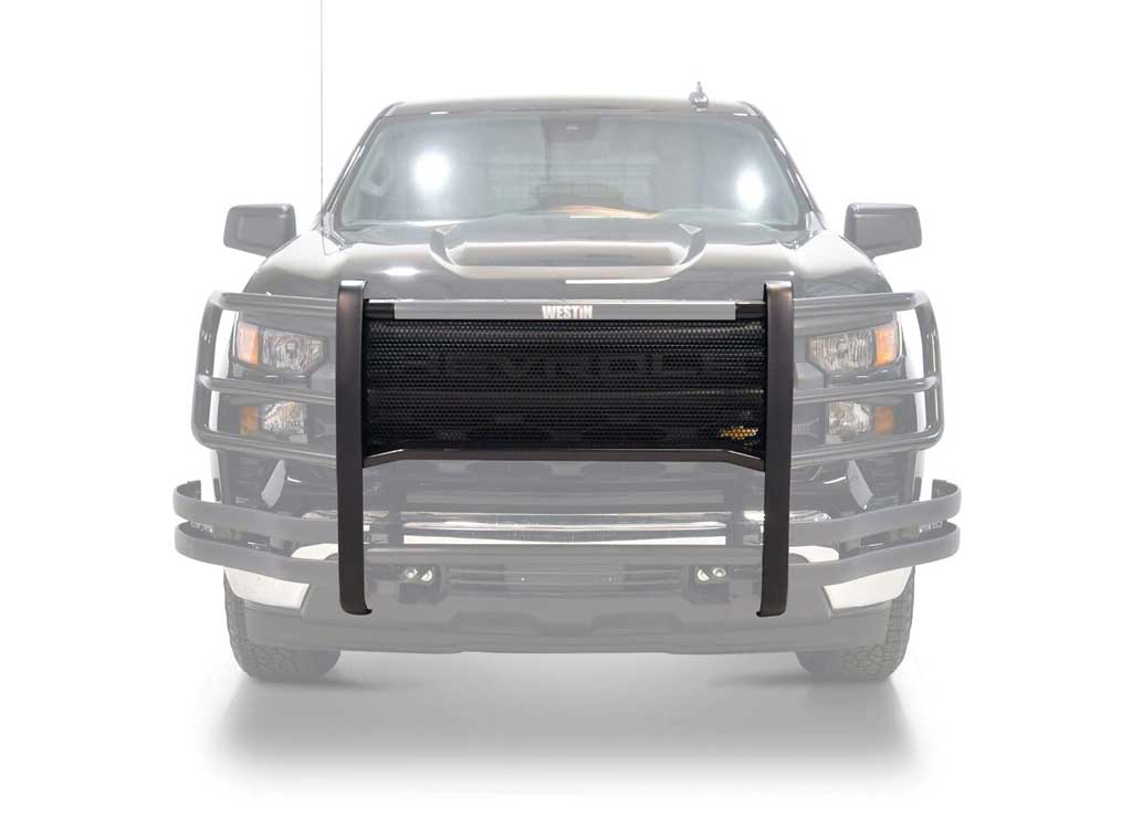 Westin Silverado Police Pursuit Vehicle Push Bumper Elitexd Black for 2023-2024 Chevrolet Silverado 1500 - 36-52135 - image 5