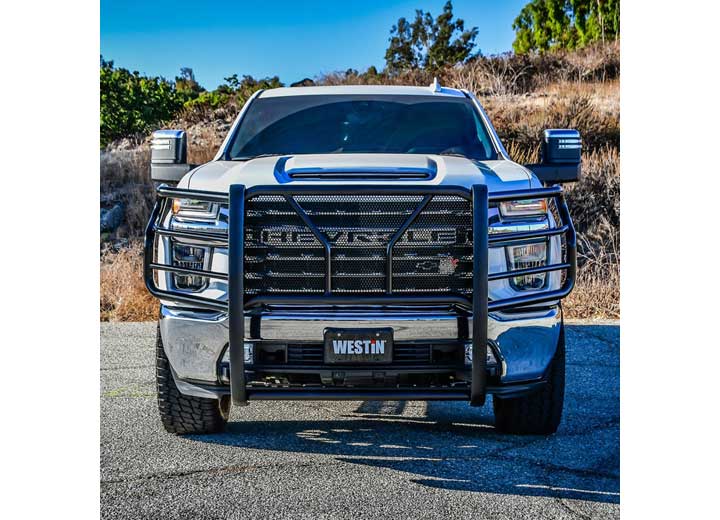 Westin Black HDX Modular Grille Guard for 2020-2026 Chevrolet Silverado 2500 HD and Silverado 3500 HD - 57-23995 - image 3