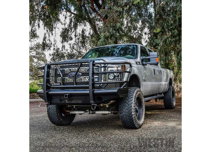 Westin 2011-2016 F-250/F-350 Super Duty Textured Black HDX Bandit Bumper - 58-31115 - image 7