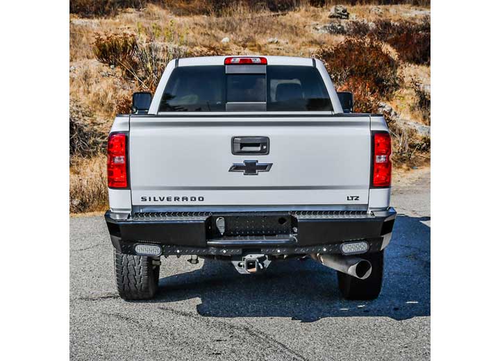 Westin 2015-2019 Silverado, Sierra 2500 and 3500 HD HDX Bandit Rear Bumper, Steel - 58-341155 - image 10