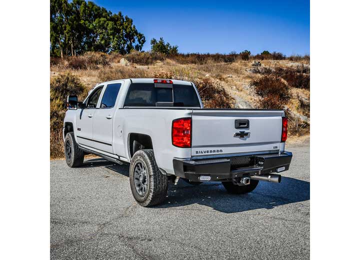 Westin 2015-2019 Silverado, Sierra 2500 and 3500 HD HDX Bandit Rear Bumper, Steel - 58-341155 - image 9