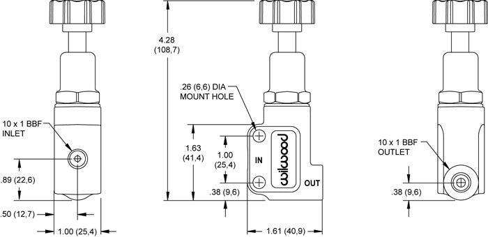 Wilwood Proportioning Valve 260-12627 — product image 2