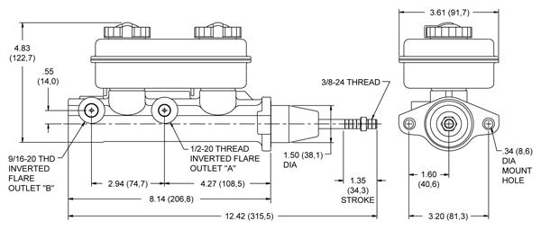 Wilwood Master Cylinder 260-4893 — product image 2