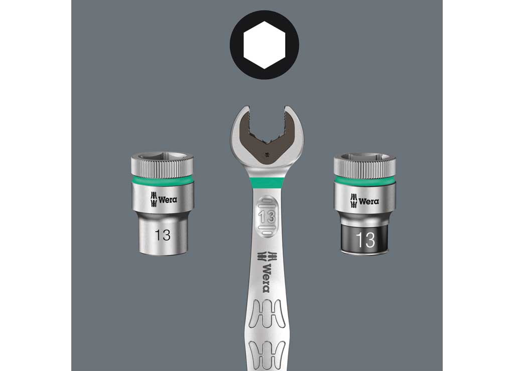 Wera Tools 8100 Sa 8 Zyklop Metal Ratchet Set With Switch Lever, 1/4 in Drive, Metric, 28-Piece - 05004018001 - image 4