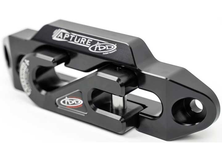 Addictive Desert Designs 1 5/16" Winch Fairlead Plate With Recessed Round End Hook In Black - AC99157590NA - image 1