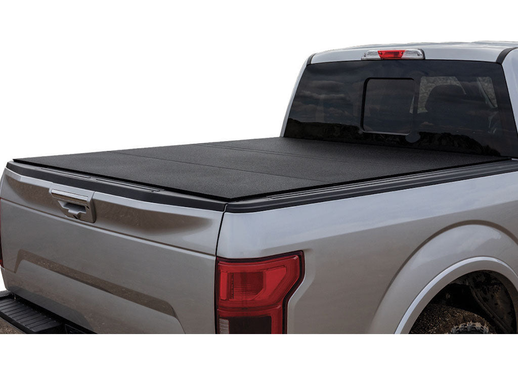 ACCESS Covers Lomax Hard Tri-Fold Cover (Urethane Aluminum) for 2024-2026 Toyota Tacoma - B3050129 - image 1