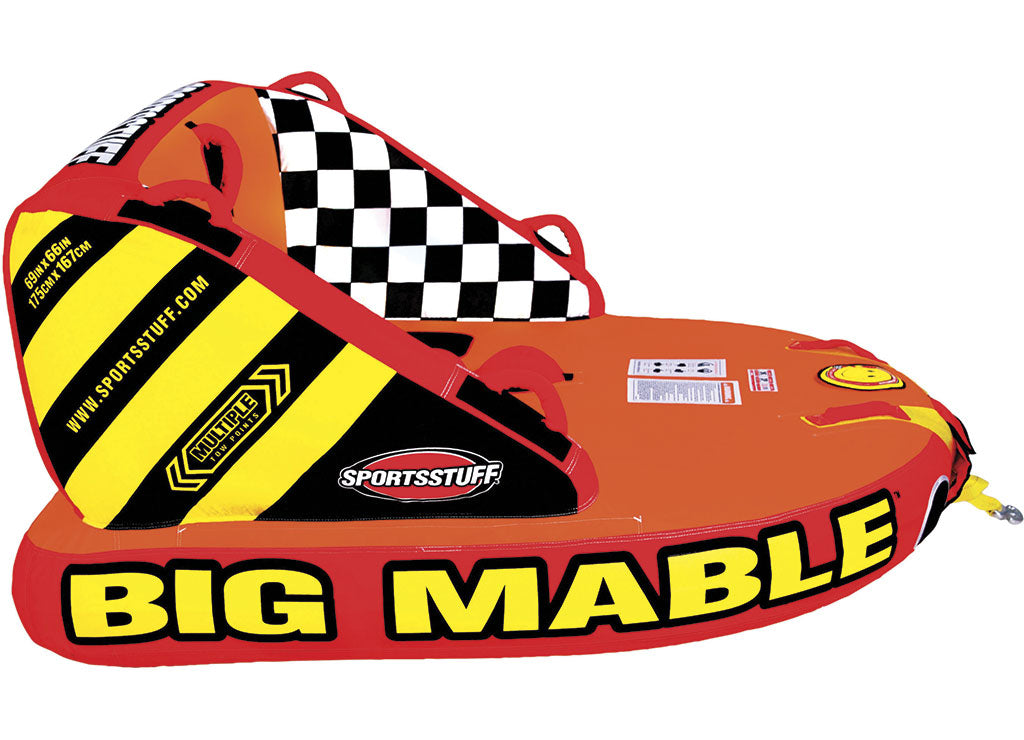Airhead Sports Big Mable Inflatable 1-2 Rider Towable Tube for Boating - AHT2213BM - image 1