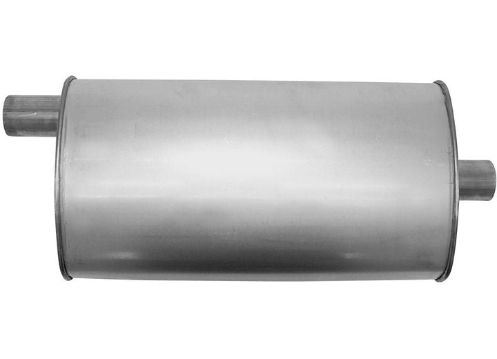AP Exhaust Maximum 1.75 in Aluminized Steel Oval Muffler with Offset (O) Inlet and Offset (O) Outlet - 6503 - image 1
