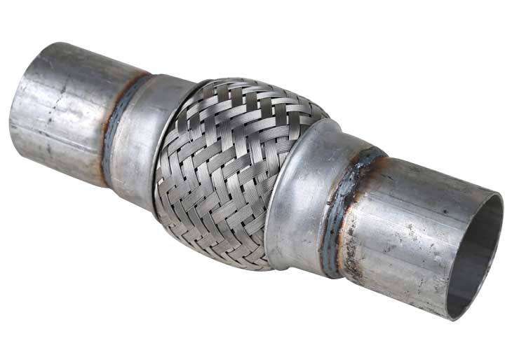 AP Exhaust Flex Coupling 2 in Core With Neck 8 in Overall Length With Inner Braid, 2.00 in Flex Pipe Inlet Diameter - 8839IB - image 1