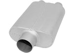 AP Exhaust Xlerator VX Performance Oval and Overall Length 3 in Inlet 2.25 in Outlet Aluminized Steel Oval Muffler with Center (C) Inlet - VX0422 - image 1