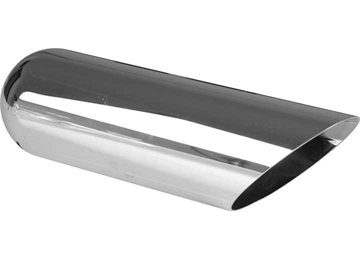 AP Exhaust Tip 2.5 in ID Angle Cut Outlet 18 in Overall Length Chrome - XAC518 - image 1