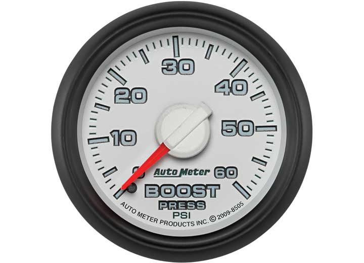 AutoMeter 2-1/16 in Boost, 0-60 PSI, Mech, Dodge Factory Match - 8505 - image 1