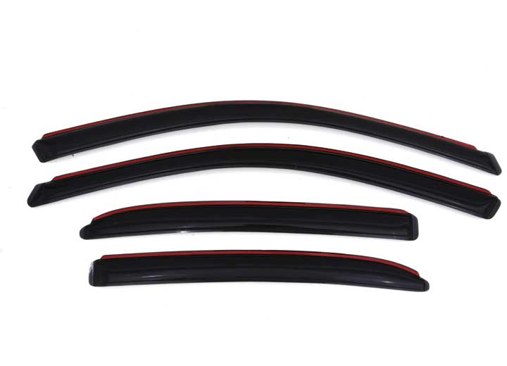 Auto Ventshade 4-Piece In-Channel Vent Visor, Smoke for 2003-2007 Honda Accord - 194943 - image 1