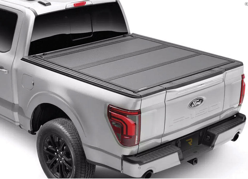 BAK 5.7 ft Hard Folding Bakflip MX4 Ez-Lift Tonneau Cover Black for 2015-2020 Ford F-150 - 450329 - image 1