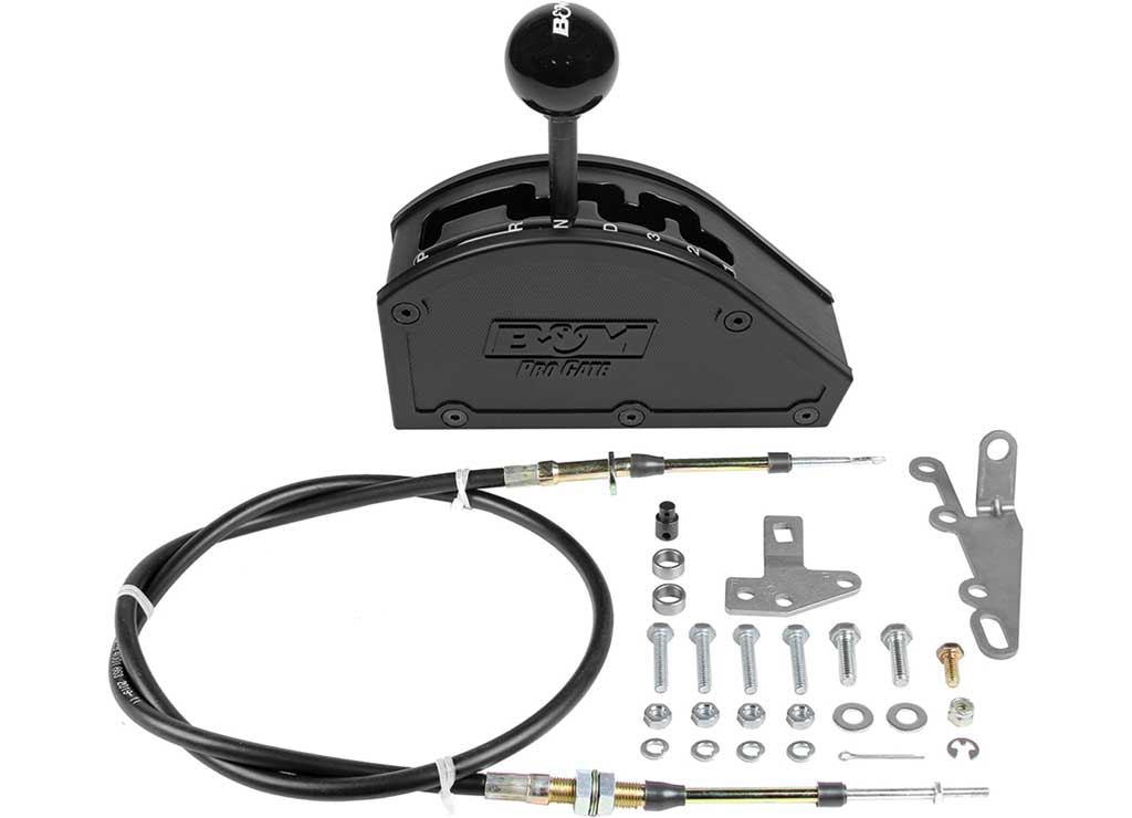 B&M Pro Gate, GM 4 Speed, Rear Exit Header - 80902 - image 1
