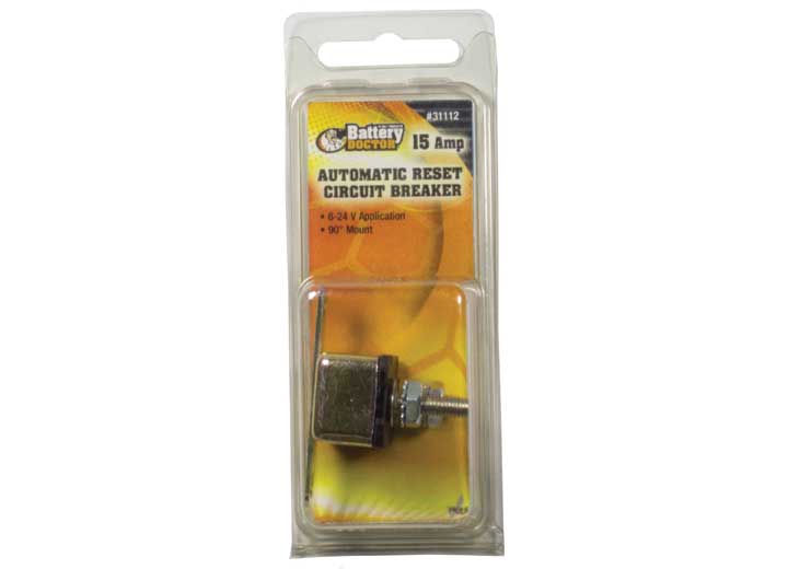 WirthCo Circuit Breaker-Type 1-Horizontal Bracket-15 Amp-Retail Package - 31112 - image 1
