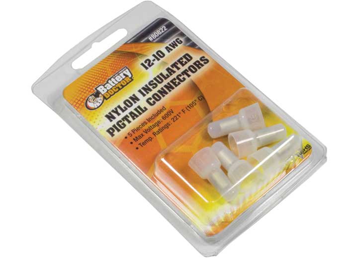 WirthCo 12-10Awg Nylon Crimp Caps- 5-Piece Connector - 80822 - image 1