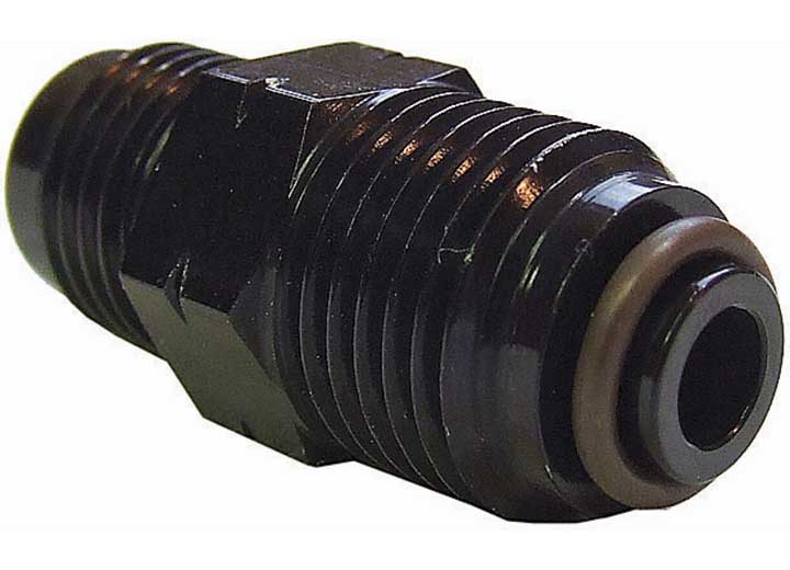 Big End Performance 6An To 16 mm X 1.5 Oring Black Fuel Rail Fitting - 14141 - image 1