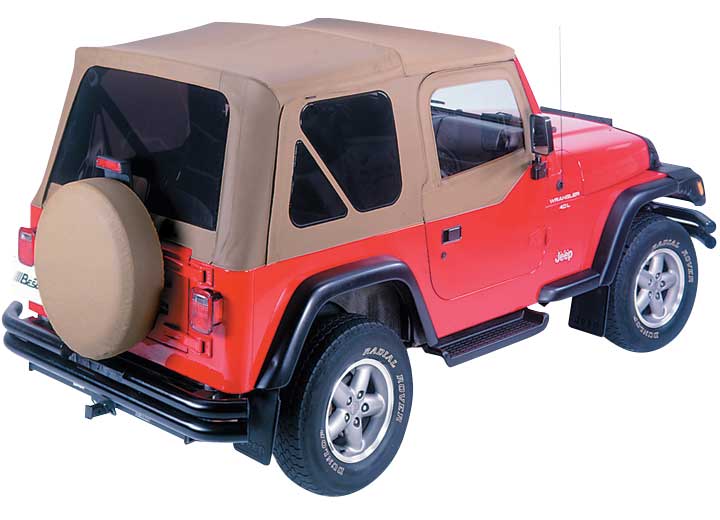 Bestop 1988-1995 Jeep Wrangler YJ, Tinted, Door Skins Inc, Replace-A-Top For OEM Hardware, Spice - 51123-37 - image 1