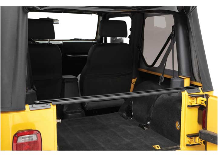 Bestop Inc. Tailgate Bar For 1997-2006 Jeep Wrangler, Black Hardware - 52600-01 - image 1