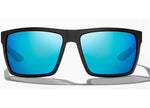 Bajio Sunglasses Bajio Stiltsville Sunglasses, Black Matte, Blue Mirror - STI220011 - image 1