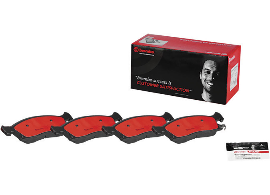 Brembo 2012-2024 Dodge Durango/2011-2021 Jeep Grand Cherokee Prime Ceramic Front Disc Brake Pad Set - P37022N - image 1