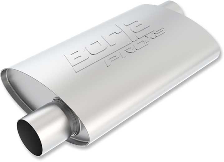 Borla ProXS 2.5 in Stainless Steel Oval Muffler with Offset (O) Inlet and Offset (O) Outlet - 40352 - image 1