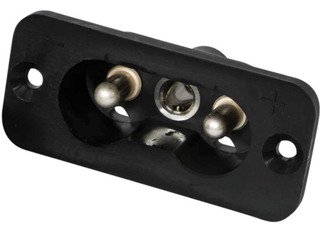 Battery Tender DC Power Connector, Receptacle Charger - 224-0061-BK - image 1