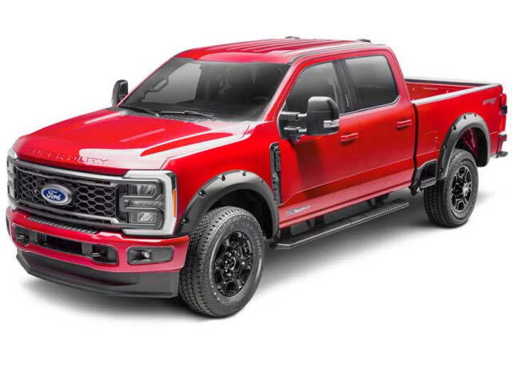 Bushwacker 2023-2026 F-250/F-350 Super Duty Fender Flare Pocket Style 4Pc Smooth Black - 20969-02 - image 1