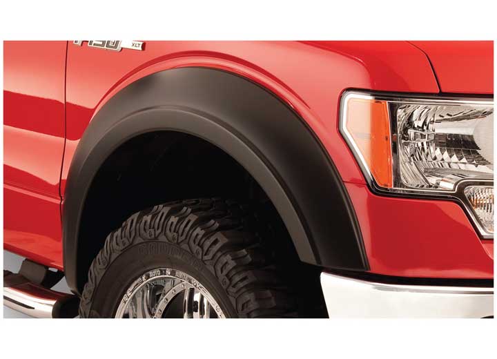Bushwacker Fender Flare, Front, Black, Smooth - 22003-11 - image 1
