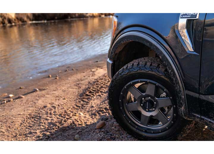 Bushwacker OE-Style Fender Flares for Ford F-150 (2021+), Complete 4-Piece Set, Pair, Black - 20962-02 - image 1
