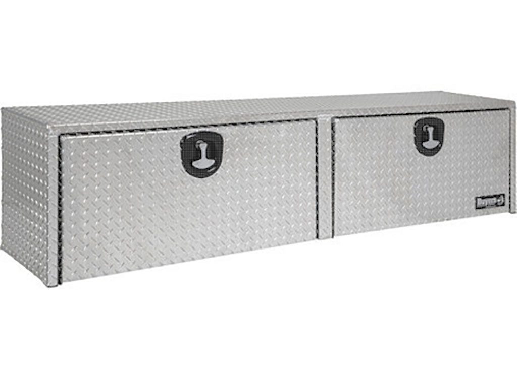 Buyers Products 18 in X 16 in X 88 in Diamond Tread Aluminum Topsider Truck With 2 Drop Doors - 1701564 - image 1