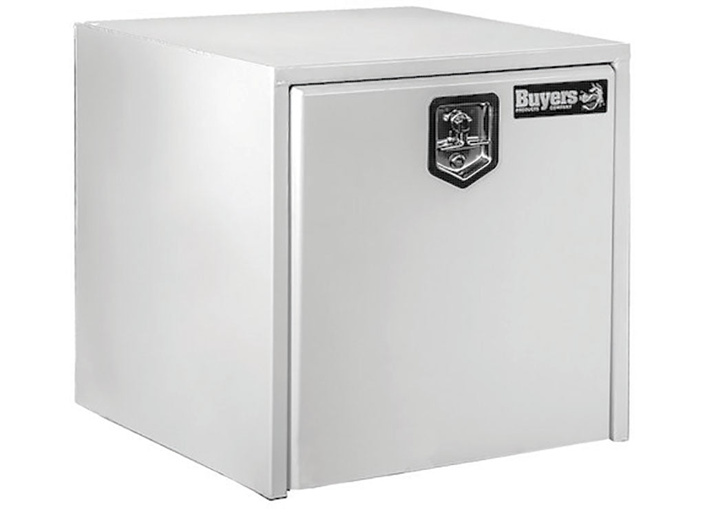 Buyers Products Toolbox,18x18x24, Sst T-Hdl, White Powder, Steel - 1702400 - image 1