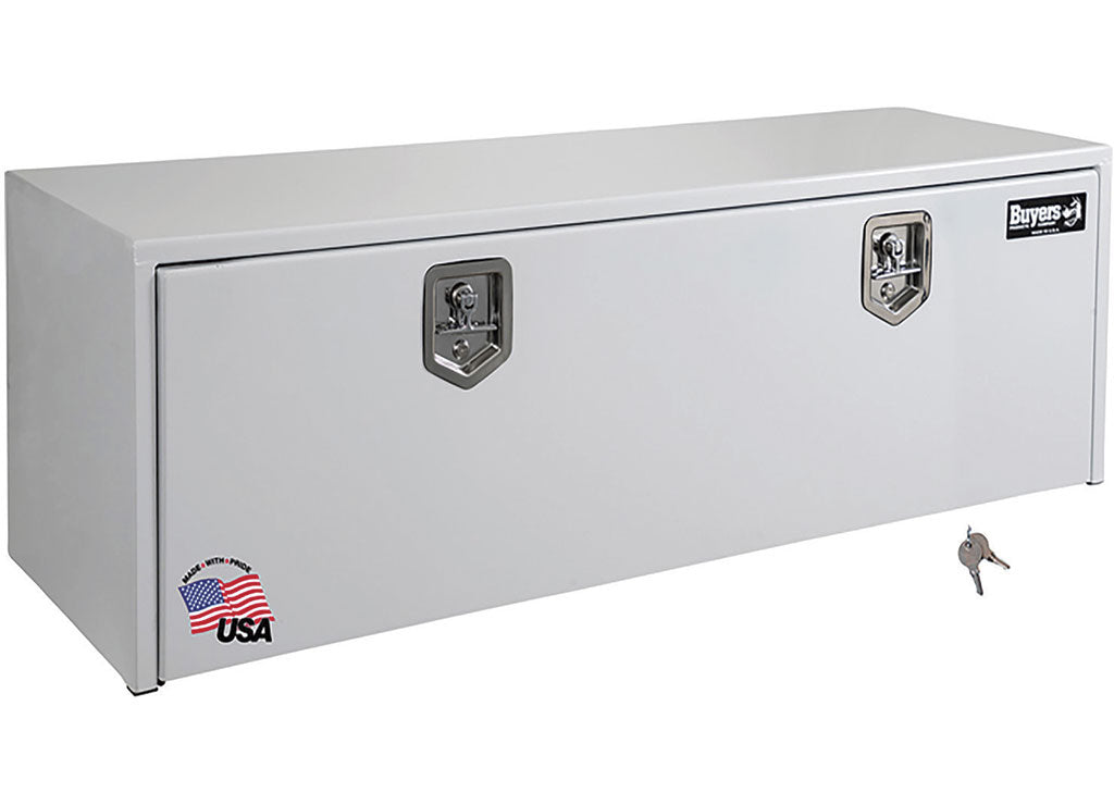 Buyers Products 18x18x60, White Steel Underbody Truck Box - 1702415 - image 1