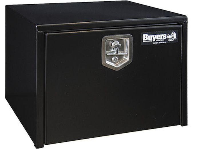 Buyers Products 15x13x24 Inch Black Steel Underbody Truck Box With T-Handle - 1703322 - image 1